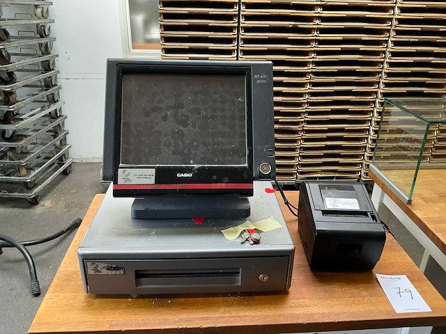 Casio qt-6100 kassa - afbeelding 1 van  5