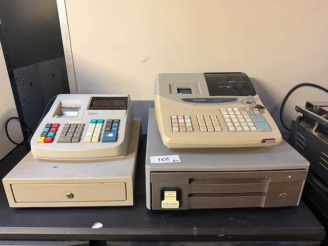 Casio, sigma - kassasystemen met kassalade (2x) - afbeelding 1 van  7