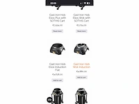 Cast iron - hob wok inductie ongebruikt - overige koken / bakken / grillen - afbeelding 6 van  7