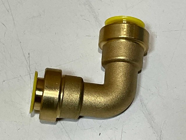 Castel bochtkoppeling 90° pushfitting rapid-o 1/2"x1/2" (40x) - afbeelding 4 van  7