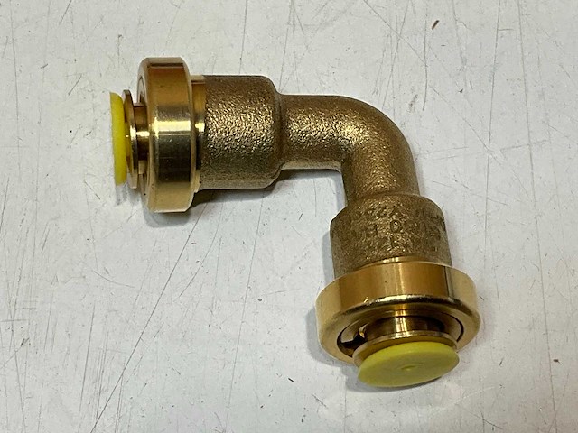 Castel bochtkoppeling 90° pushfitting rapid-o 1/4"x1/4" (60x) - afbeelding 2 van  5