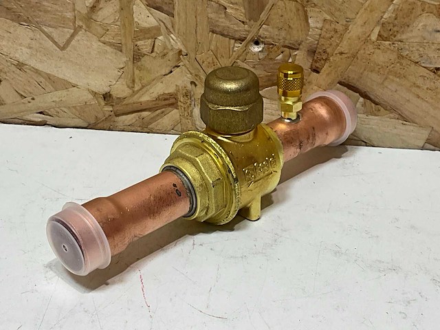 Castel kogelafsluiter 6570/7a + schraderventiel 45bar hfc, (h)cfc (4x) - afbeelding 3 van  8