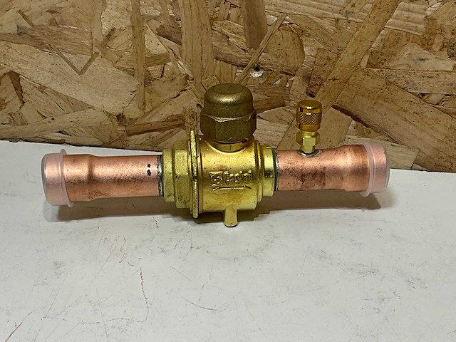 Castel kogelafsluiter 6570/7a + schraderventiel 45bar hfc, (h)cfc (4x) - afbeelding 1 van  8