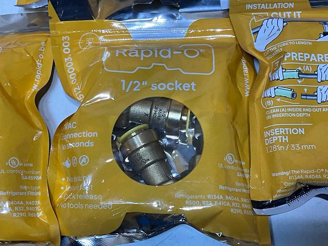 Castel sok pushfitting rapid-o 1/2"x1/2" (80x) - afbeelding 6 van  6
