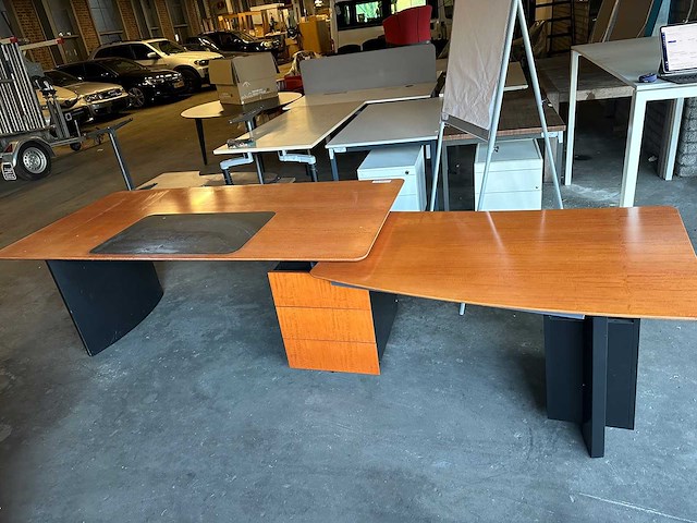 Castelijn meubelindustrie directie hoek bureau 225x200x68cm - afbeelding 3 van  4