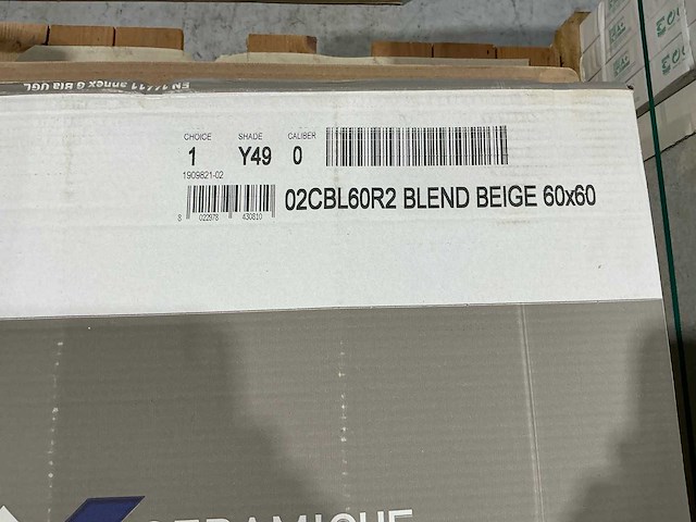 Castelvetro blend beige 60x60 vloertegel 100m² - afbeelding 10 van  12