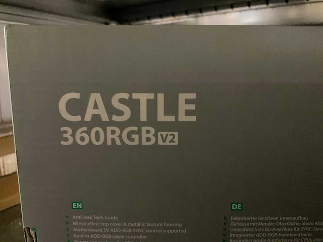 Castle 360 rgb liquid cooler - afbeelding 3 van  3