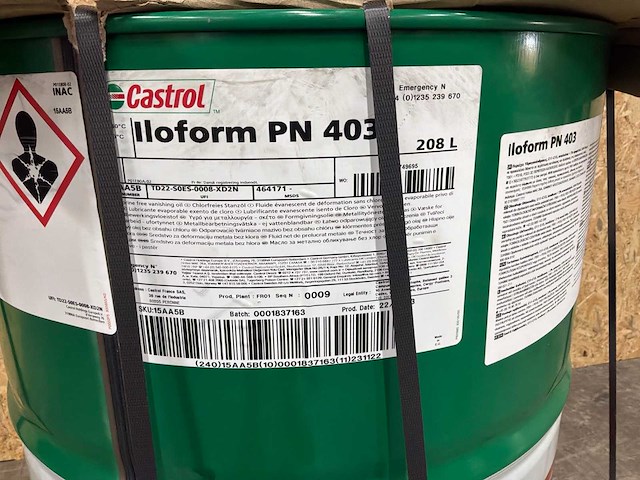 Castrol iloform pn 403 valorub tbv uitstansen en snijden van aluminium lamellen - afbeelding 7 van  7