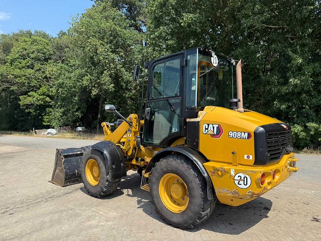 Cat - 908m - joystick bediening, incl puinbak - shovel - afbeelding 3 van  9