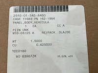 Cat 162-1984 vehicular panel body (2x) - afbeelding 5 van  6