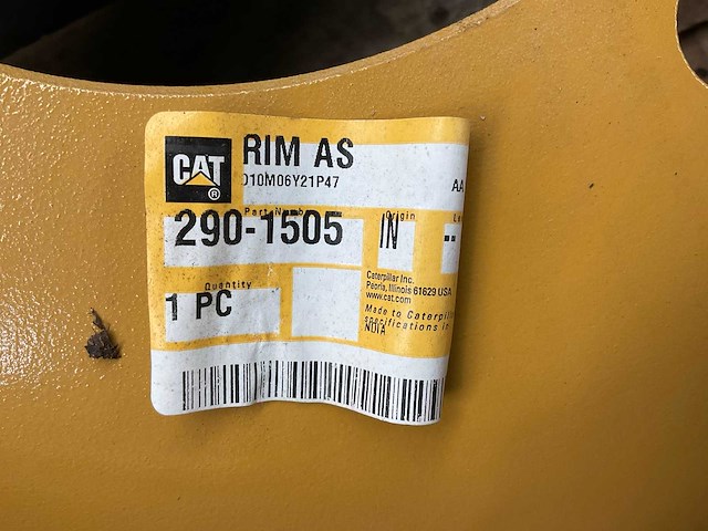 Cat 290-1505 velg (3x) - afbeelding 4 van  5