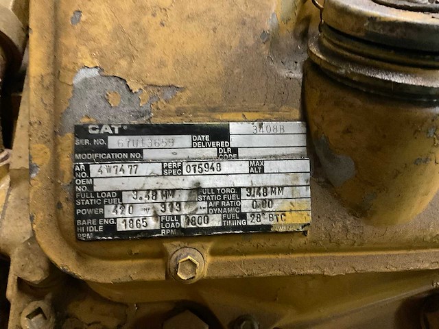 Cat 3408 b dieselmotor - afbeelding 5 van  6