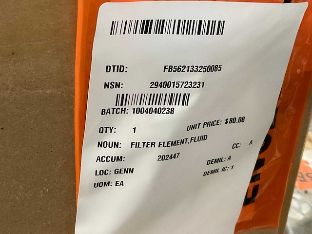 Cat fluid filter element - afbeelding 2 van  4