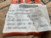 Cat fluid filter head - afbeelding 2 van  5