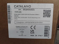 Catalano - cataglaze+ sfera 55x35 sospeso bianco - bidet - afbeelding 3 van  4