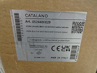 Catalano - cataglaze+ sfera lavabo 40 h14 incasso sabbia satinato - waskom - afbeelding 3 van  3