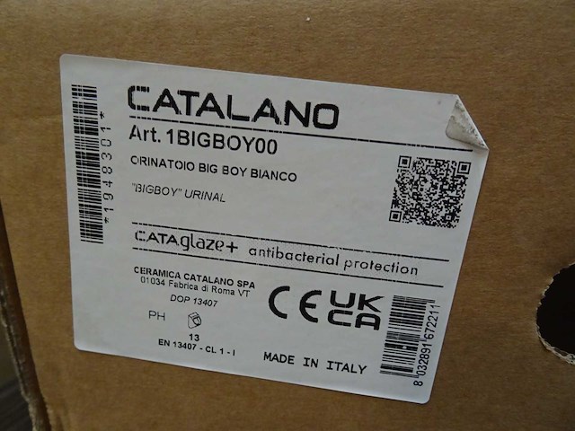 Catalano - orinatoio big boy bianco - urinoir - afbeelding 2 van  2