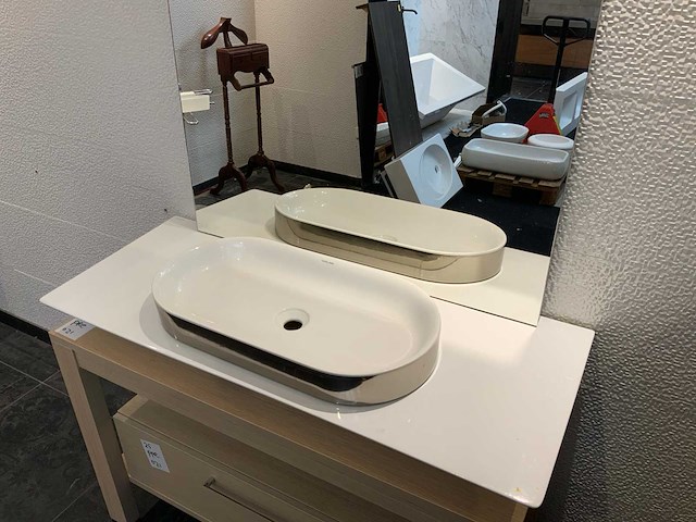 Catalano - piano ceramico - waskom op blad - afbeelding 3 van  5