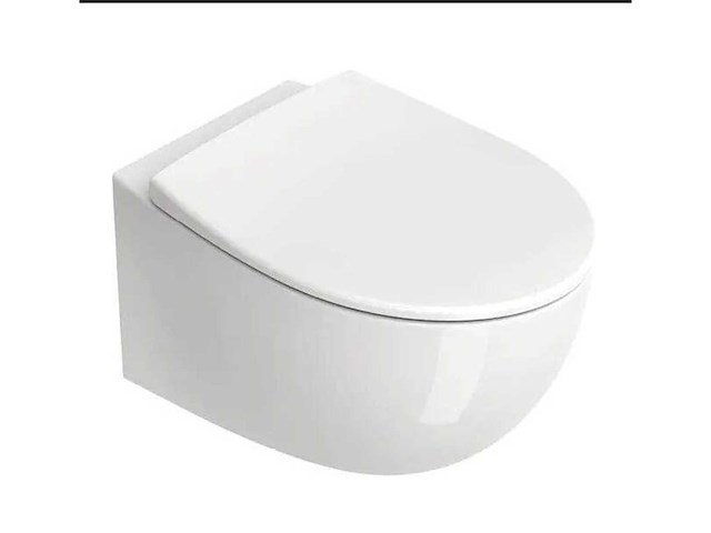 Catalano - wandcloset silentech cataglaze+ 52 cm excl. zitting glans wit - afbeelding 1 van  4