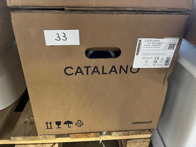 Catalano - wandcloset silentech cataglaze+ 52 cm excl. zitting glans wit - afbeelding 2 van  4