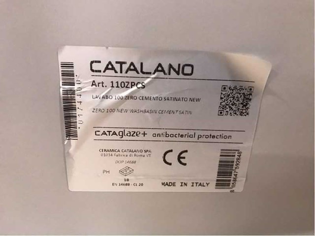 Catalano zero wastafel 100x50 cm - afbeelding 6 van  6