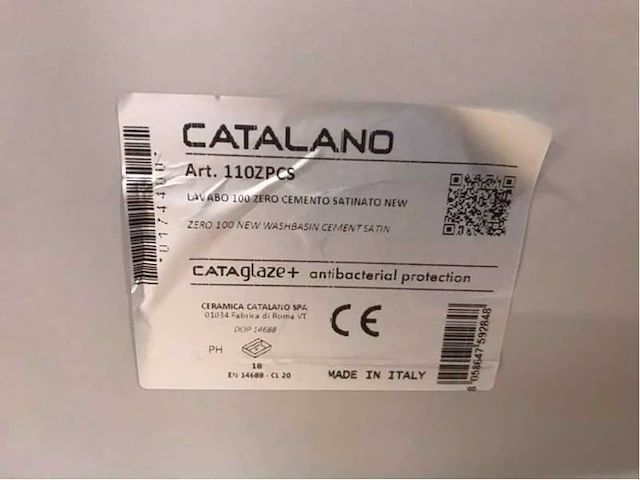 Catalano zero wastafel 100x50 cm - afbeelding 5 van  6