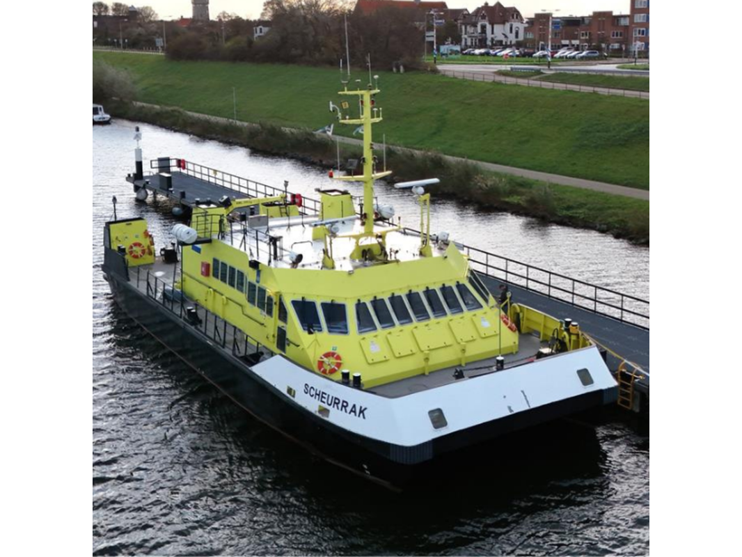 Catamaran meetvaartuig “scheurrak”