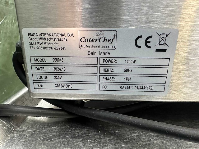 Caterchef - au-bain-marie - afbeelding 2 van  2