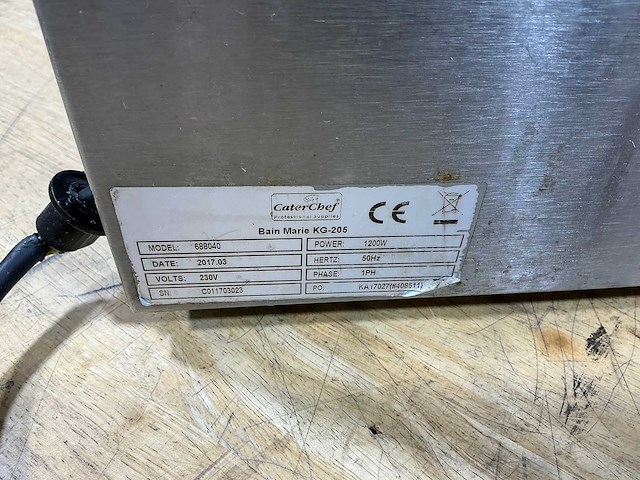 Caterchef - bain-marie - afbeelding 4 van  4