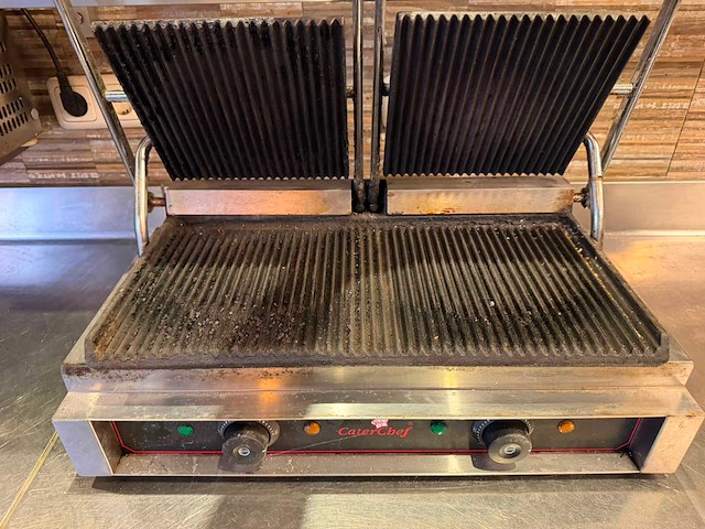 Caterchef - dubbele contactgrill - afbeelding 2 van  4