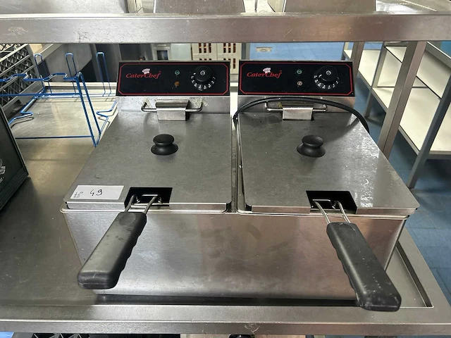 Caterchef - dubbele elektrische friteuse - afbeelding 1 van  6