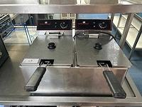 Caterchef - dubbele elektrische friteuse
