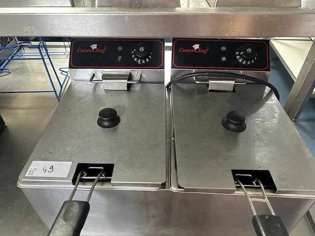 Caterchef - dubbele elektrische friteuse - afbeelding 2 van  6