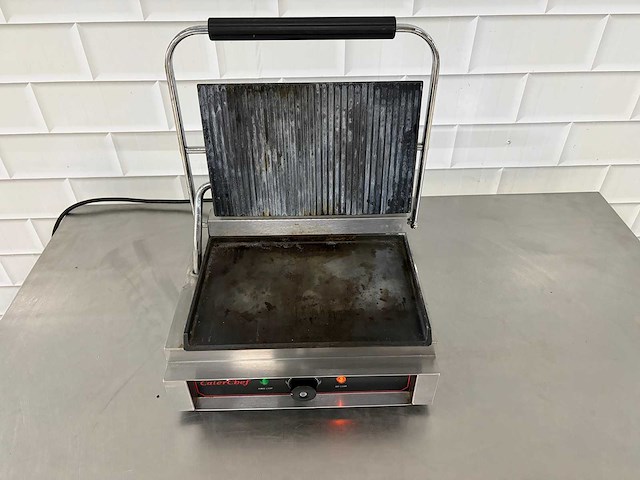 Caterchef - gh-811pd - rvs contact grill - afbeelding 2 van  3