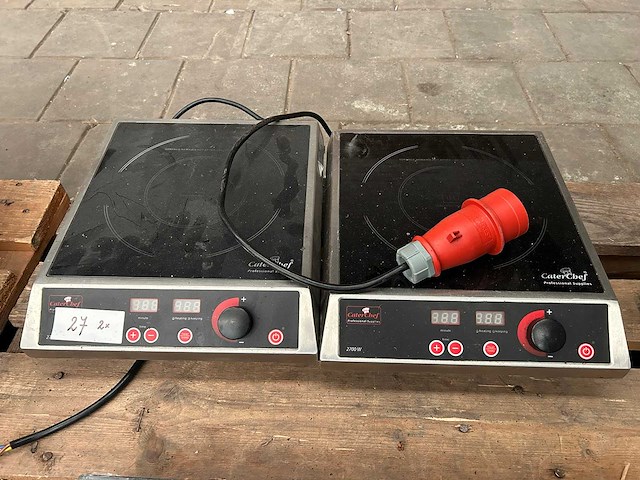 Caterchef - professionele inductiekookplaat (2x) - afbeelding 1 van  4