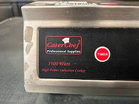 Caterchef - professionele inductiekookplaat 3100w met wokpan en deksel - afbeelding 5 van  5