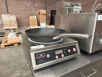 Caterchef - professionele inductiekookplaat 3100w met wokpan