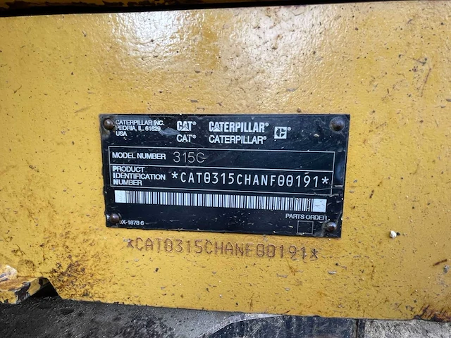 Caterlillar - cat 315c l - rupsgraafmachine - afbeelding 9 van  23