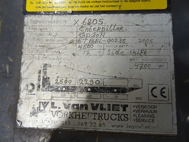 Caterpillar - 2005 - gp30n - vorkheftruck - afbeelding 11 van  19