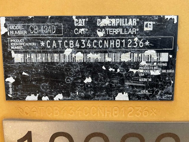 Caterpillar - 2011 - cb 434d - duowals - afbeelding 38 van  43
