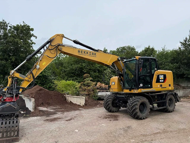 Caterpillar - 2019 - m314f - banden graafmachine - afbeelding 1 van  18