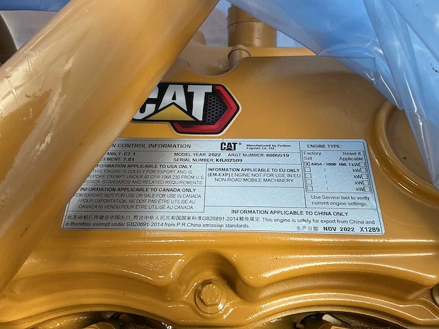Caterpillar - c7.1 - diesel engine - 2022 - afbeelding 9 van  17