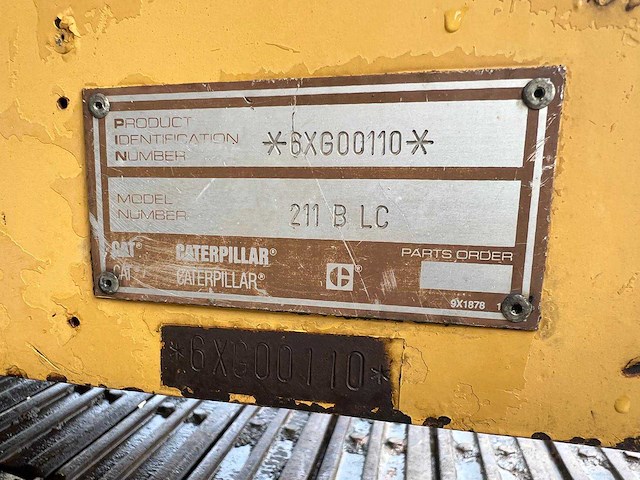Caterpillar 211b lc rupsgraafmachine - afbeelding 13 van  13