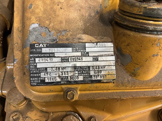Caterpillar 3408b dieselmotor - afbeelding 5 van  5