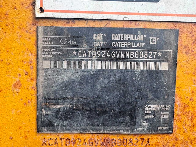 Caterpillar 924g wiellader / shovel - afbeelding 8 van  8