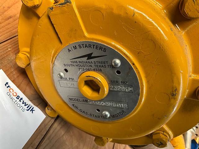 Caterpillar am sm48c03n9411r perslucht-startmotor - afbeelding 4 van  7