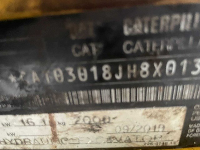 Caterpillar c 1.1 - 2019 - 301.8 - minigraafmachine - afbeelding 13 van  20