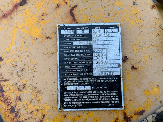Caterpillar d343 dieselmotor met 30 kva generator - afbeelding 8 van  15