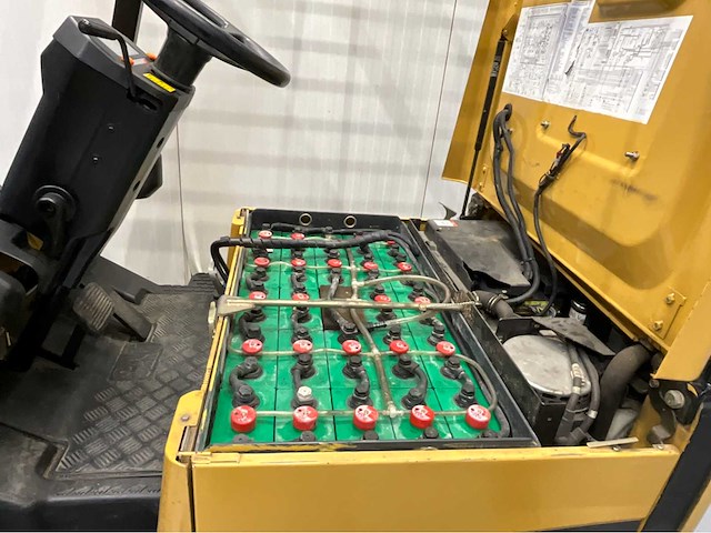 Caterpillar ep16kt - vorkheftruck triplex - freelift - sidesift - acculader - 4502 uur - afbeelding 17 van  18