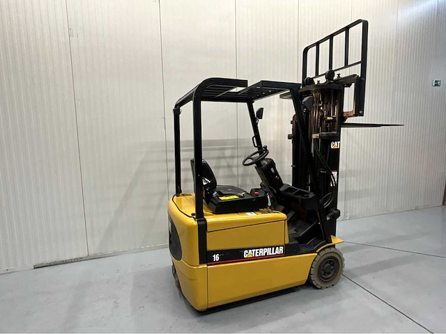 Caterpillar ep16kt - vorkheftruck triplex - freelift - sidesift - acculader - 4502 uur - afbeelding 15 van  18